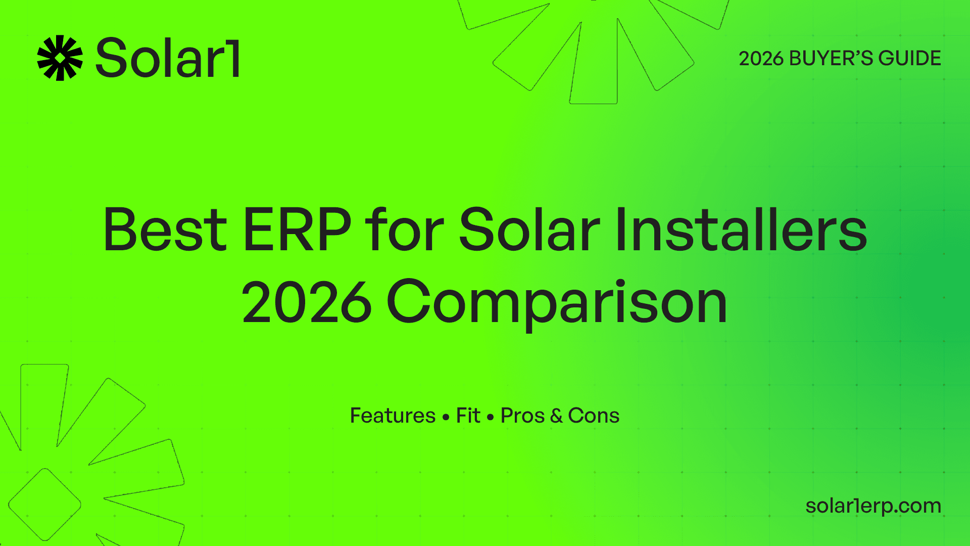 Best Solar ERP 2026