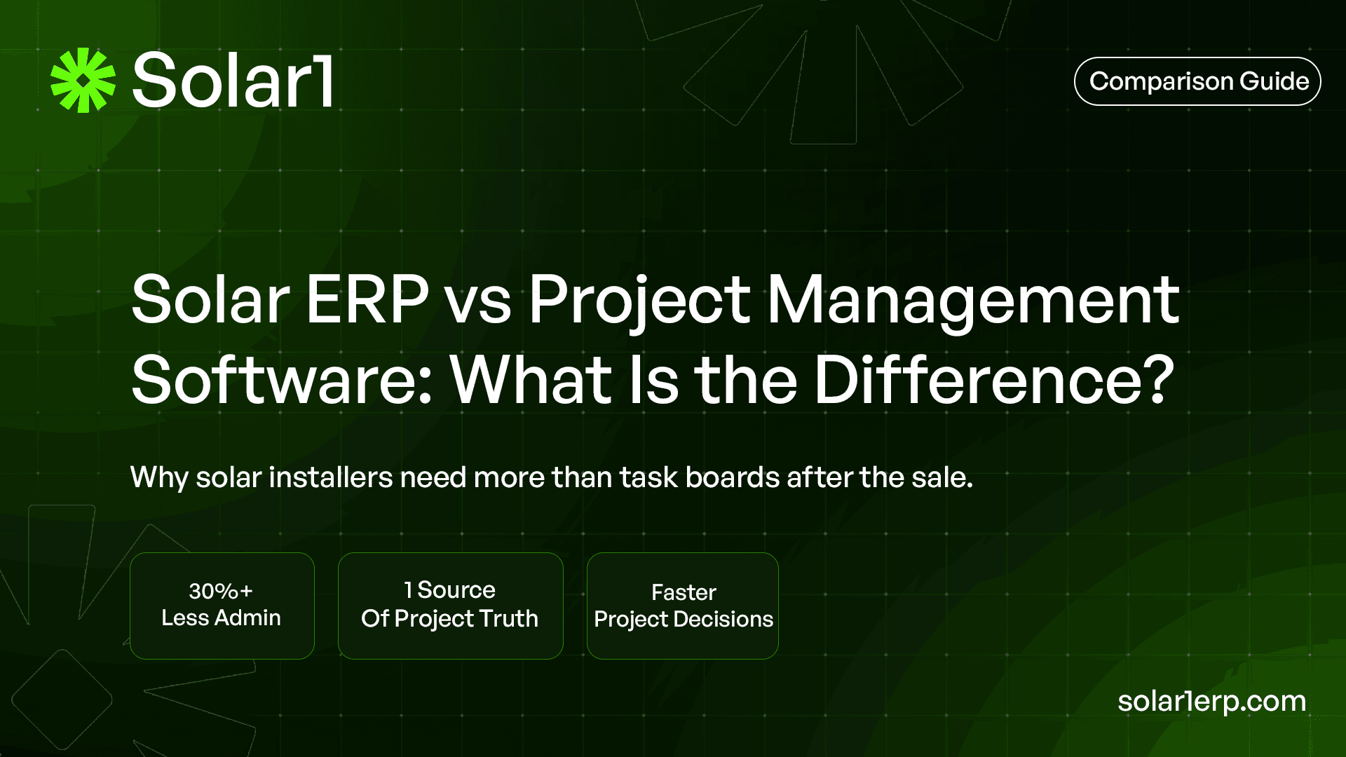 Solar ERP comparison